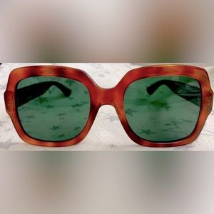 NWT BRAND NEW GUCCI GG0036SN 003 SUNGLASSES Havana Green
